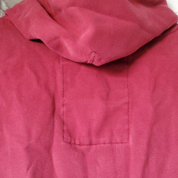 Men's ABERCROMBIE Burgundy Hooded Sweatshirt
